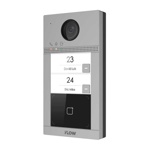 iFlow F-VI-1404ISMCWE1 2Мп IP вызывная панель на двух абонентов с ИК-подсветкой и Wi-Fi iFlow F-VI-1404ISMCWE1 2Мп IP вызывная панель на двух абонентов с ИК-подсветкой и Wi-Fi