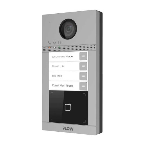 iFlow F-VI-1407ISMCWE1 2Мп IP вызывная панель на четырех абонентов с ИК-подсветкой и Wi-Fi iFlow F-VI-1407ISMCWE1 2Мп IP вызывная панель на четырех абонентов с ИК-подсветкой и Wi-Fi