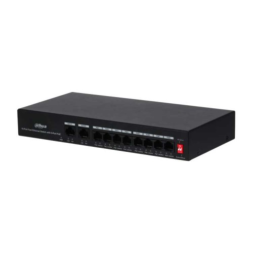Dahua DH-PFS3010-8ET-65 Коммутатор с РоЕ 8-портовый неуправляемый Dahua DH-PFS3010-8ET-65 Коммутатор с РоЕ 8-портовый неуправляемый