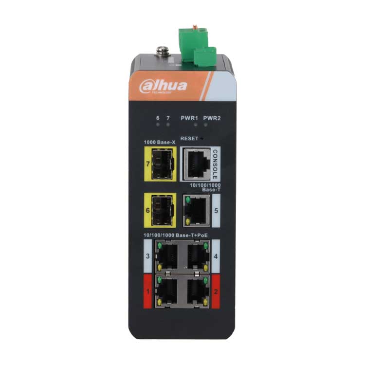 Dahua DH-IS4207-4GT-120 Коммутатор с PoE 4-портовый гигабитный управляемый, промышленное исполнение Dahua DH-IS4207-4GT-120 Коммутатор с PoE 4-портовый гигабитный управляемый, промышленное исполнение