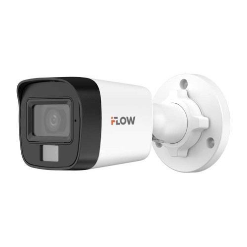iFlow F-AC-2152M(2.8mm) 3К (5Мп 16:9) уличная цилиндрическая HD-TVI камера с гибридной подсветкой iFlow F-AC-2152M(2.8mm) 3К (5Мп 16:9) уличная цилиндрическая HD-TVI камера с гибридной подсветкой