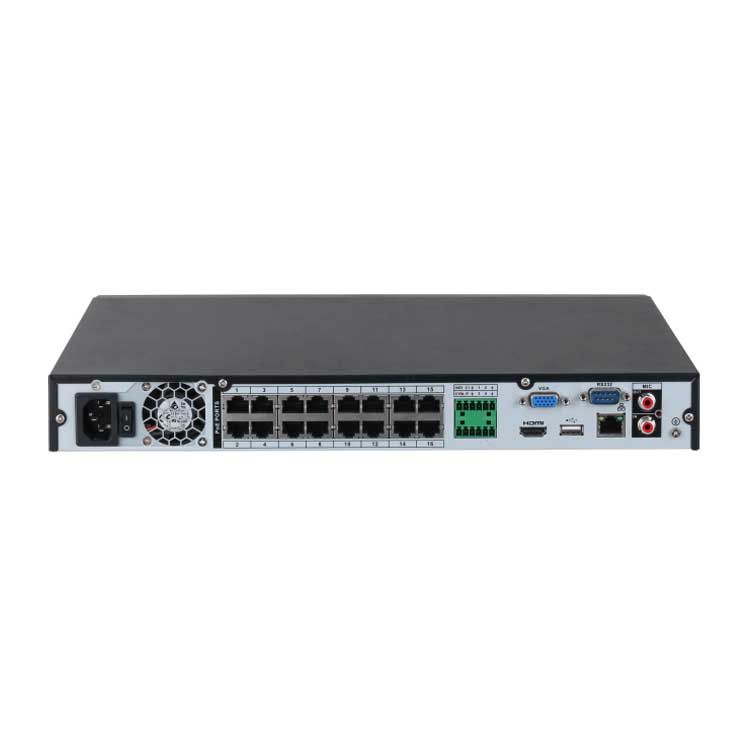 Dahua DHI-NVR4216-16P-EI 16-канальный IP-видеорегистратор Dahua DHI-NVR4216-16P-EI 16-канальный IP-видеорегистратор